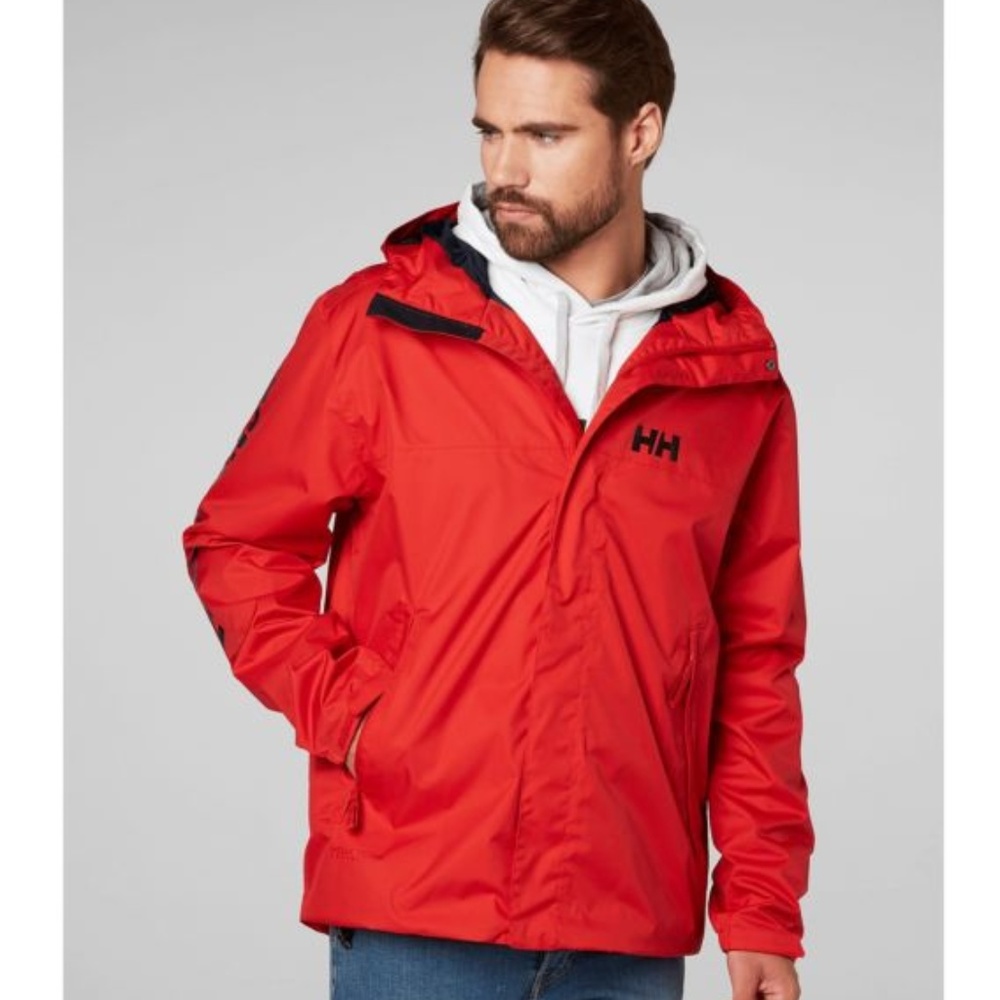 Helly Hansen Ervik Rain Jacket Alert Red 122